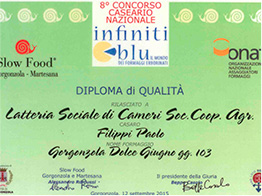 2015 - Infiniti Blu - Diplomi di Qualità e Qualità superiore
